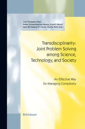 Thompson Klein / Grossenbacher-Mansuy / Häberli |  Transdisciplinarity: Joint Problem Solving among Science, Technology, and Society | eBook | Sack Fachmedien