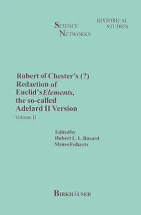 Busard / Folkerts | Robert of Chester’s Redaction of Euclid’s Elements, the so-called Adelard II Version | E-Book | sack.de