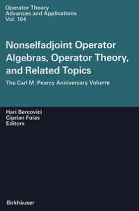 Bercovicii / Foias | Nonselfadjoint Operator Algebras, Operator Theory, and Related Topics | E-Book | sack.de