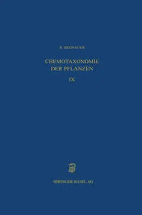 Hegnauer | Chemotaxonomie der Pflanzen | E-Book | www.sack.de