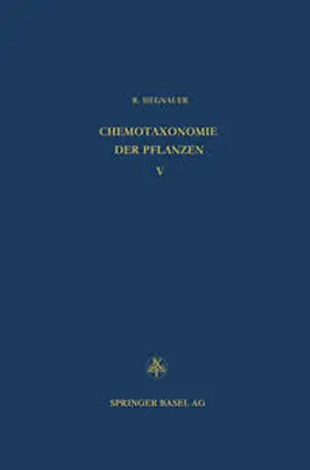 Hegnauer |  Chemotaxonomie der Pflanzen | eBook | Sack Fachmedien