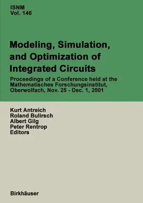 Antreich / Rentrop / Bulirsch |  Modeling, Simulation, and Optimization of Integrated Circuits | Buch |  Sack Fachmedien