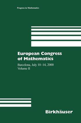 Casacuberta / Miro-Roig / Verdera | European Congress of Mathematics | Buch | 978-3-0348-9496-8 | sack.de