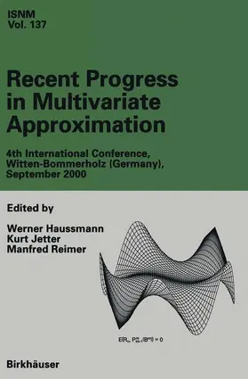 Haussmann / Reimer / Jetter |  Recent Progress in Multivariate Approximation | Buch |  Sack Fachmedien