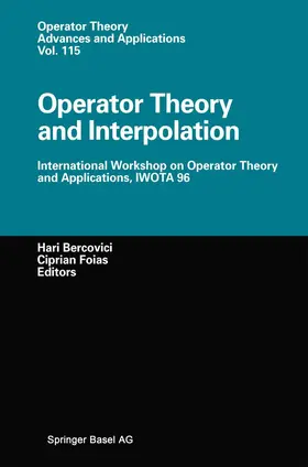 Bercovic / Foias |  Operator Theory and Interpolation | Buch |  Sack Fachmedien