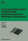 Desch / Kappel / Kunisch |  Control and Estimation of Distributed Parameter Systems: Non | Buch |  Sack Fachmedien