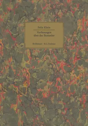 Klein |  Vorlesungen über das Ikosaeder | Buch |  Sack Fachmedien