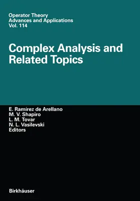 de Arellano / Shapiro / Tovar |  Complex Analysis and Related Topics | Buch |  Sack Fachmedien