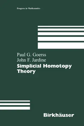 Goerss / Jardine |  Simplicial Homotopy Theory | Buch |  Sack Fachmedien