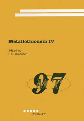 Klaasen |  Metallothionein IV | Buch |  Sack Fachmedien