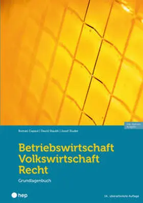 Capaul / Staubli / Studer |  Betriebswirtschaft/Volkswirtschaft/Recht (Print inkl. E-Book Edubase) | Buch |  Sack Fachmedien