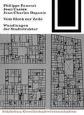 Panerai / Depaule / Castex |  Vom Block zur Zeile | Buch |  Sack Fachmedien