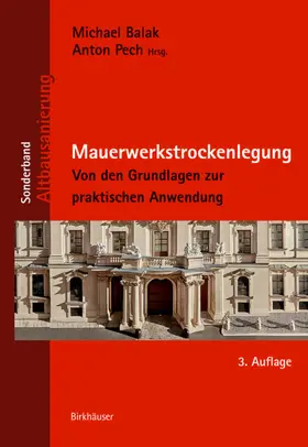 Balak / Pech |  Mauerwerkstrockenlegung | Buch |  Sack Fachmedien