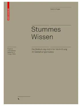Egger |  Stummes Wissen | eBook | Sack Fachmedien