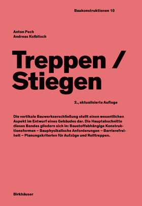 Pech / Kolbitsch |  Treppen/Stiegen | eBook | Sack Fachmedien
