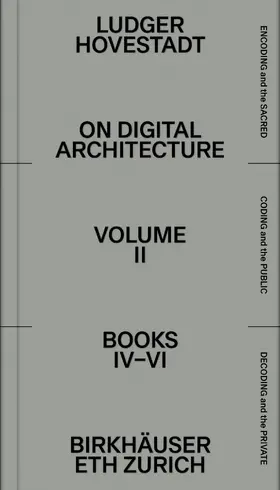 Hovestadt / Bühlmann |  On Digital Architecture in Ten Books | eBook | Sack Fachmedien