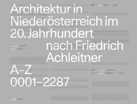 Grandits / Jäger-Klein / Knosp |  Architektur in Niederösterreich im 20. Jahrhundert nach Friedrich Achleitner | Buch |  Sack Fachmedien
