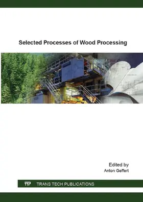 Geffert | Selected Processes of Wood Processing | E-Book | www.sack.de