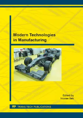 Bâlc |  Modern Technologies in Manufacturing | eBook | Sack Fachmedien