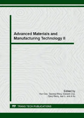 Guo / Tai Yong / Zuo |  Advanced Materials and Manufacturing Technology II | eBook | Sack Fachmedien