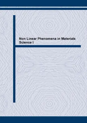 Martin / Kubin |  Non Linear Phenomena in Materials Science I | eBook | Sack Fachmedien