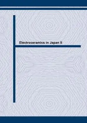 Mizutani / Ltd / Shinozaki |  Electroceramics in Japan II | eBook | Sack Fachmedien