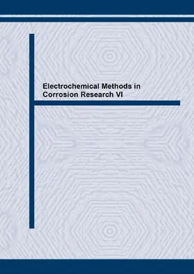 Bonora / Ltd / Deflorian |  Electrochemical Methods in Corrosion Research VI | eBook | Sack Fachmedien