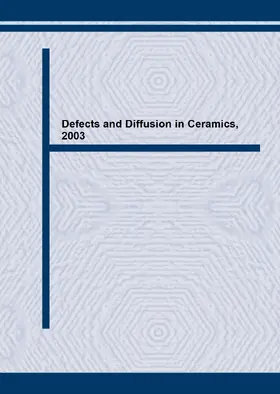 Fisher / Ltd |  Defects and Diffusion in Ceramics V | eBook | Sack Fachmedien