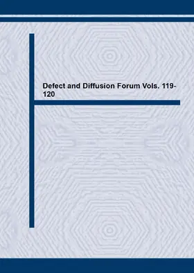Murch |  Defect and Diffusion Forum Vols. 119-120 | eBook | Sack Fachmedien