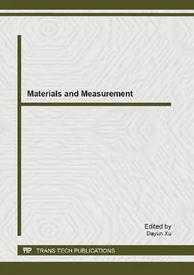 Xu | Materials and Measurement | Sonstiges | 978-3-0357-0838-7 | www.sack.de