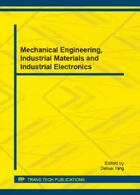 Yang |  Mechanical Engineering, Industrial Materials and Industrial Electronics | Sonstiges |  Sack Fachmedien