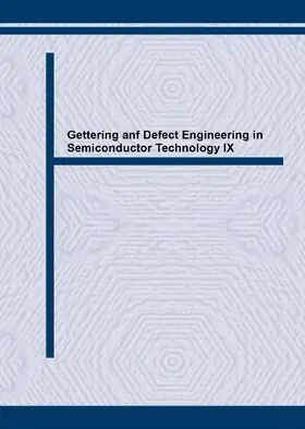 Raineri / Priolo / Kittler |  Gettering and Defect Engineering in Semiconductor Technology IX | Sonstiges |  Sack Fachmedien