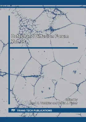 Wohlbier / Fisher |  Defect and Diffusion Forum Vol. 34 | Sonstiges |  Sack Fachmedien