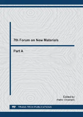 Vincenzini | 7th Forum on New Materials - Part A | Buch | 978-3-0357-1035-9 | sack.de