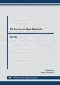 Vincenzini |  7th Forum on New Materials - Part A | Buch |  Sack Fachmedien