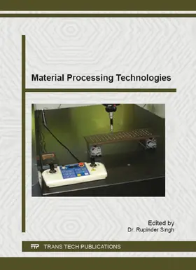 Singh | Material Processing Technologies | Buch | 978-3-0357-1039-7 | www.sack.de