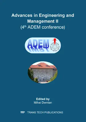 Demian | Advanced Engineering Forum Vol. 27 | Buch | 978-3-0357-1061-8 | sack.de