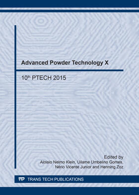 Klein / Gomes / Vicente Jr. | Advanced Powder Technology X | Buch | 978-3-0357-1117-2 | sack.de