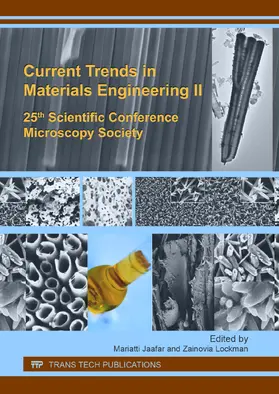 Jaafar / Lockman |  Current Trends in Materials Engineering II | Buch |  Sack Fachmedien