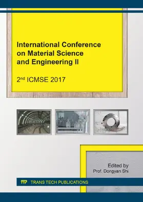 Shi | International Conference on Material Science and Engineering II | Buch | 978-3-0357-1194-3 | www.sack.de