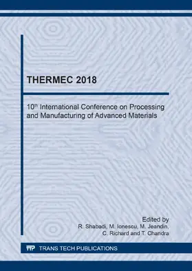 Shabadi / Ionescu / Jeandin | THERMEC 2018 | Buch | 978-3-0357-1208-7 | www.sack.de
