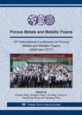 Tang / Yang / Wang |  Porous Metals and Metallic Foams | Buch |  Sack Fachmedien