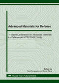 Fangueiro / Rana |  Advanced Materials for Defense | Buch |  Sack Fachmedien
