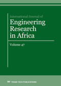 Ibhadode |  International Journal of Engineering Research in Africa Vol. 47 | Buch |  Sack Fachmedien