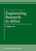 Ibhadode |  International Journal of Engineering Research in Africa Vol. 49 | Buch |  Sack Fachmedien