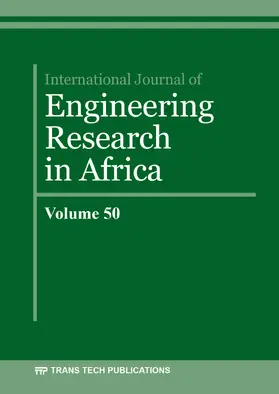 Ibhadode |  International Journal of Engineering Research in Africa Vol. 50 | Buch |  Sack Fachmedien