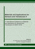 Svec / Vlachos / Hristoforou |  Materials and Applications for Sensors and Transducers V | Buch |  Sack Fachmedien