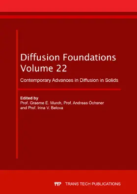 Murch / Öchsner / Belova |  Contemporary Advances in Diffusion in Solids | Buch |  Sack Fachmedien
