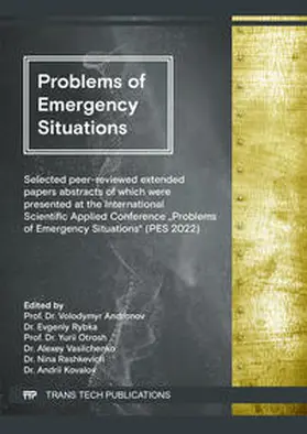 Andronov / Rybka / Otrosh |  Problems of Emergency Situations (PES 2022) | Buch |  Sack Fachmedien