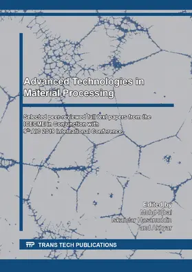 Iqbal / Hasanuddin / Akhyar |  Advanced Technologies in Material Processing | Buch |  Sack Fachmedien